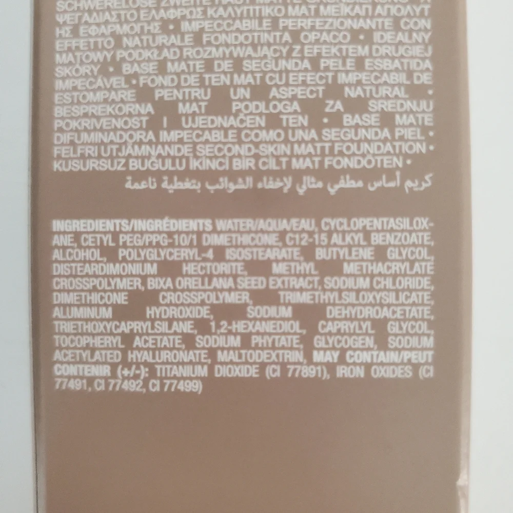 Anastasia Matte Foundation Dark Skin Impeccable Blurring 2nd Skin NEW IN BOX
